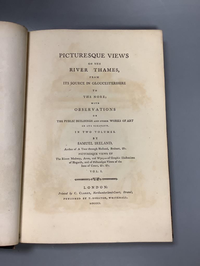 Ireland, Samuel – Picturesque Views on the River Thames …, 2 vols